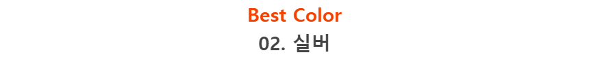 Best Color02. 실버